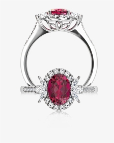 Mc1648 Rare African Rubelite Cluster - Pre-engagement Ring, HD Png Download, Transparent PNG