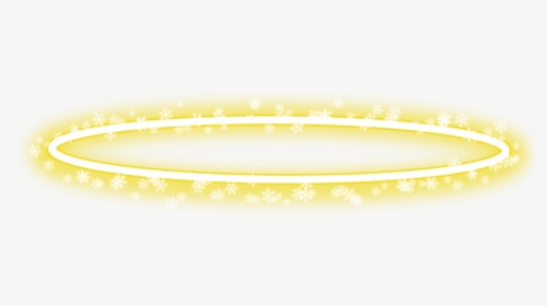 #ring #snow #neon #light #yellow #angel - Gold, HD Png Download, Transparent PNG