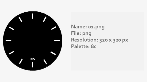 Watch Face Background Black, HD Png Download, Transparent PNG