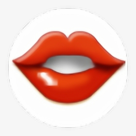 #labios #labial #labio #labiosrojos #emoji - Emoji De Labios Rojos, HD Png Download, Transparent PNG