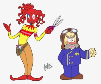 Luìs Takoyama Octo & Captain Herb Fussenpepper - Captain Fussenpepper, HD Png Download, Transparent PNG