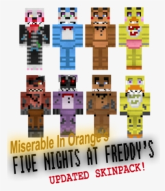 Skin De Minecraft De Five Nights At Freddy's, HD Png Download, Transparent PNG