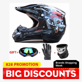 Motorcycle Helmet Full Face Helmet Moto Casco Motocross - Motorcycle Helmet, HD Png Download, Transparent PNG