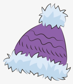 Purple Winter Hat Clipart - Clipart Of Winter Hats, HD Png Download, Transparent PNG
