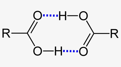 Carboxylic Acids Hydrogen Bonds V - Alkanoic Acid Hydrogen Bonding, HD Png Download, Transparent PNG