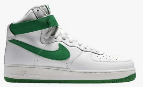 White And Green Air Force 1 High Tops, HD Png Download, Transparent PNG