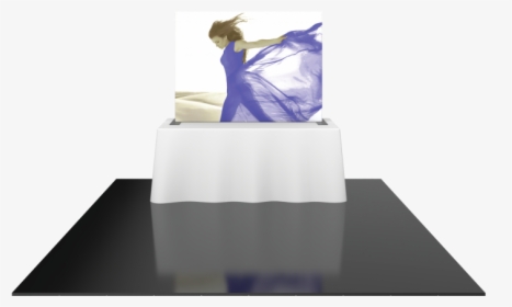 6ft Formulate Tt1 Straight Table Top Display With Fabric - Girl, HD Png Download, Transparent PNG