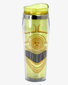 Star Wars C-3po Plastic Travel Mug - Pint Glass, HD Png Download, Transparent PNG