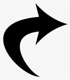 Arrow Symbol, Illustration Arrow Show Turn Symbol Image - Turn Symbol, HD Png Download, Transparent PNG