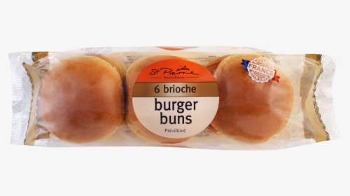 St Pierre Brioche Burger Buns 6 Pack , Png Download - Bun, Transparent Png, Transparent PNG