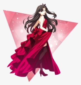 Fate/stay Night Rin Tohsaka Fashion Illustration Illustration - Rin Tohsaka, HD Png Download, Transparent PNG