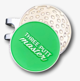 Three Putt Master Hat Clip W/ Ball Marker - Circle, HD Png Download, Transparent PNG