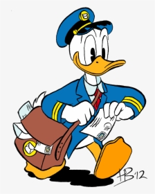Download For Free Donald Duck Png In High Resolution - Donald Duck Mailman, Transparent Png, Transparent PNG