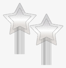 Pastease Silver Glitter Rockstar Pasties With Tassles - Cookie Cutter, HD Png Download, Transparent PNG