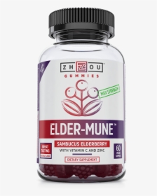 Elder Mune Elderberry Gummies   Class Lazyload Lazyload - Elder Mune, HD Png Download, Transparent PNG
