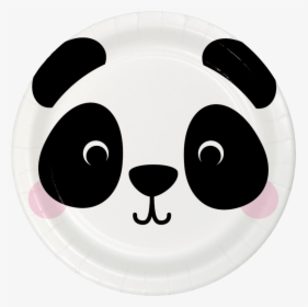 Panda Party Dinner Plates - Cartoon, HD Png Download, Transparent PNG