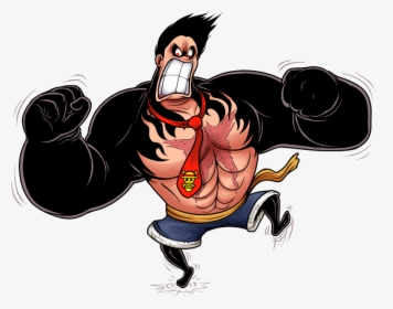 Dk Luffy - He's Bigger Faster And Stronger Too, HD Png Download, Transparent PNG