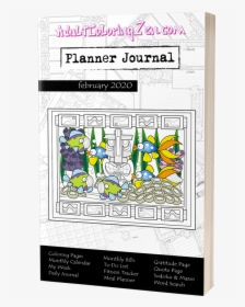January 2020 Journal Planner Coloring Activity Book - Poster, HD Png Download, Transparent PNG