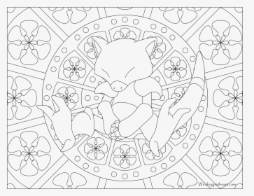 Transparent Abra Png - Butterfree Pokemon Coloring Pages, Png Download, Transparent PNG