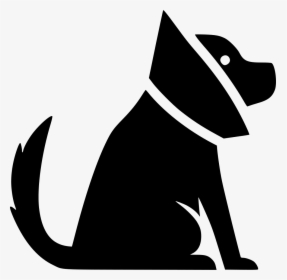 Cat Dog Pet Sitting Elizabethan Collar Clip Art - Dog Sick Svg, HD Png Download, Transparent PNG