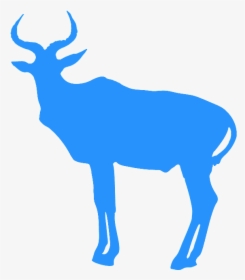 Silhouette Antelope Clipart, HD Png Download, Transparent PNG