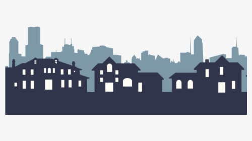 Transparent Town Silhouette Png - Roof, Png Download, Transparent PNG