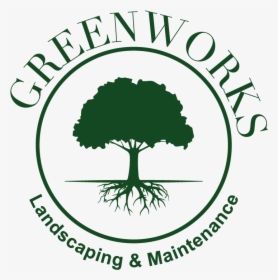 Greenworks Landscape And Maintenance Logo - Tree, HD Png Download, Transparent PNG