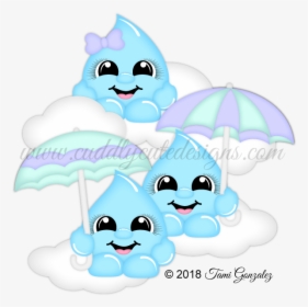 Raindrop Cuties - Cartoon, HD Png Download , Transparent Png Image - PNGitem