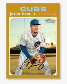 Javier Baez 2020 Topps Heritage Baseball Base Cards - Edwin Encarnacion, HD Png Download, Transparent PNG