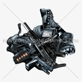 Swat Layout Production Ready Artwork For T Shirt Printing - Motorcycle, HD Png Download, Transparent PNG