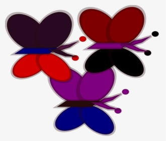 Butterfly,heart,flower, HD Png Download, Transparent PNG