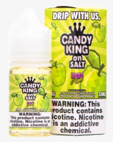 Candy King Juice Candy King Hard Apple Salt   Class - Green Apple Nic Salt Juice, HD Png Download, Transparent PNG