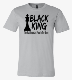 Black King Chess Piece Unisex T-shirts - Active Shirt, HD Png Download, Transparent PNG