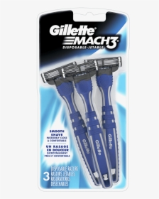 Gillette Mach 3 Disposable Razor, HD Png Download, Transparent PNG