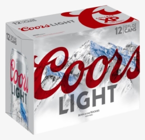 Coors Light 12oz 12pk Cn 12oz Beer - Coors Light 12 Pack Cans, HD Png Download, Transparent PNG