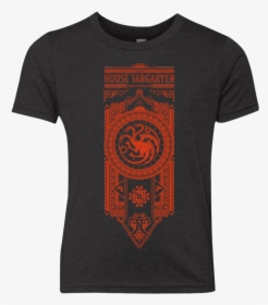House Targaryen Youth Triblend T-shirt - T-shirt, HD Png Download, Transparent PNG