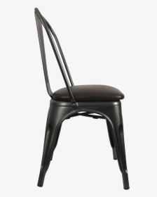 8517 Flori Metal Dining Chair Padded Seat Side View - Windsor Chair, HD Png Download, Transparent PNG