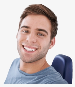 Smiling Man In Dental Chair - Dentistry, HD Png Download, Transparent PNG