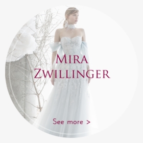 Mz Cover - Drape Sleeve Wedding Dress, HD Png Download, Transparent PNG