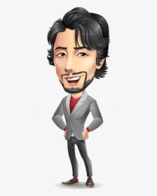 Japanese Businessman Cartoon Vector Character - Japanese Businessman Cartoon, HD Png Download, Transparent PNG