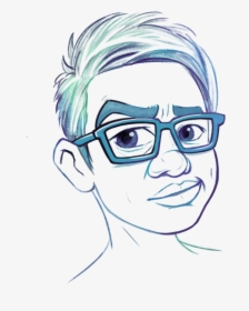 Self Portrait Caricature - Sketch, HD Png Download, Transparent PNG