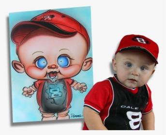 Caricature Of A Baby Boy - Chris Rommel, HD Png Download, Transparent PNG