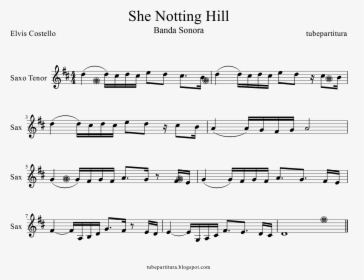 Sheet Music For Tenor Saxophone She By Elvis Costello - Brave Enough Lindsey Stirling Sheet Music, HD Png Download, Transparent PNG
