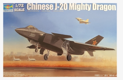 J-20 Fighter Chinese Mighty Dragon - J 20 Tamiya, HD Png Download, Transparent PNG