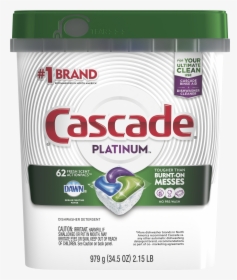 Preview Image - Cascade Platinum Dishwasher Pods, HD Png Download, Transparent PNG