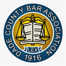 Dcba Seal - Dade County Bar Association, HD Png Download, Transparent PNG