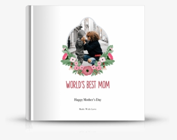 Front Photo Book Cover Designed For Mom And Mother’s - Modern Photobook Cover Design, HD Png Download, Transparent PNG