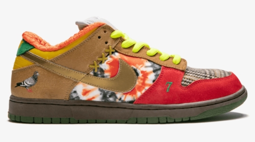 Nike Sb Dunk Low What The Dunk 318403-141 2007 Release - Skate Shoe, HD Png Download, Transparent PNG