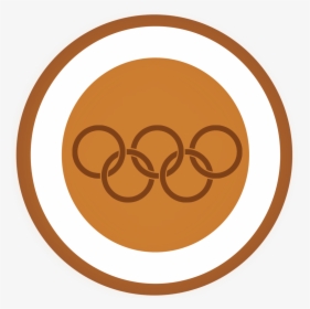 Champions Bronze Medal Png - Olympic Games Logo Black, Transparent Png, Transparent PNG