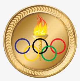 Bring Home The Gold In Your Own Reading Olympics - Olympic Gold Medal Clipart, HD Png Download, Transparent PNG